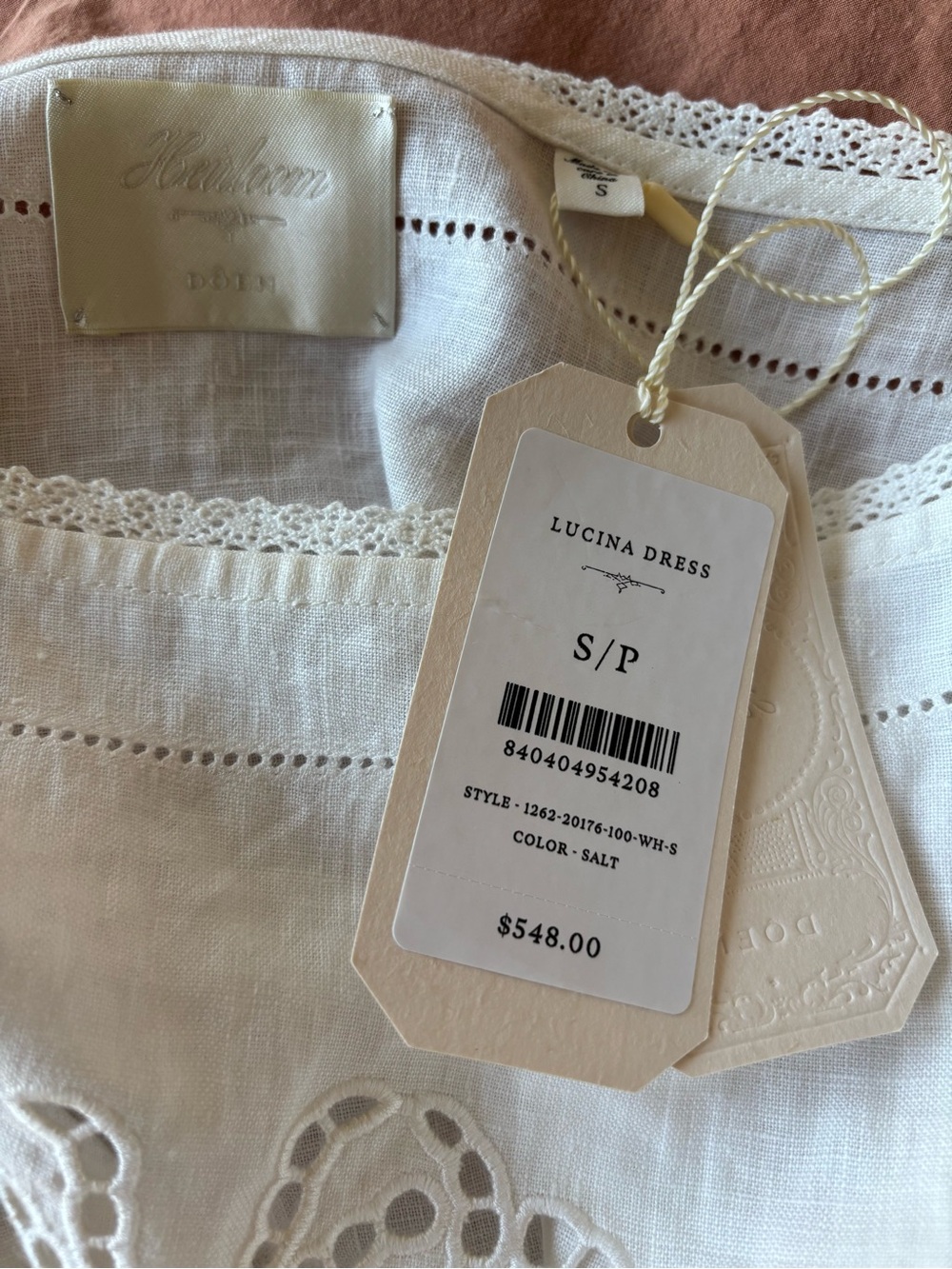 NWT Doen Lucia Dress Salt Size Small - Picture 8 of 15